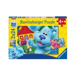 RAVENSBURGER 2X24 PC JIGSAW PUZZLE BLUES CLUES