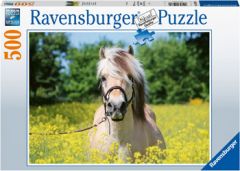 RAVENSBURGER 500PC JIGSAW PUZZLE WHITE HORSE