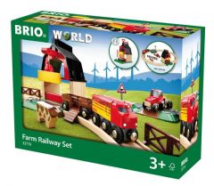 BRIO WORLD FARM RAILWAY SET
