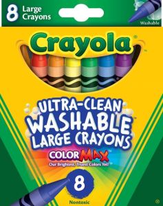 CRAYOLA ULTRA CLEAN WASHABLE LARGE CRAYONS