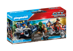 PLAYMOBIL CITY ACTION 70570 POLICE OFF ROAD VEHICLE WITH JEWEL THIEF