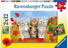 RAVENSBURGER KITTEN ADVENTURES JIGSAW PUZZLE 2X12PC