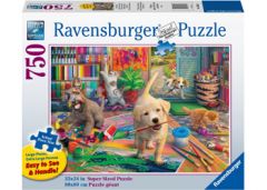 RAVENSBURGER 750PC LARGE FORMAT JIGSAW PUZZLE CUTE CRAFTERS