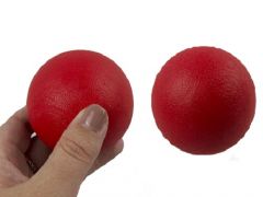 PET RED SOLID BALL 6.5CM