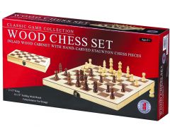 CLASSIC GAME COLLECTION WOOD CHESS SET