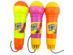 ECHO MICROPHONE ASSORTED COLOURS 18.5CM