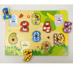 1ST LEARNING WOODEN PEG JIGSAW PUZZLES