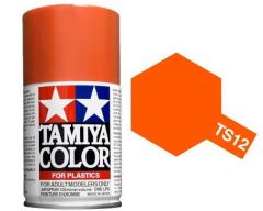 TAMIYA TS12 ORANGE SPRAY PAINT FOR PLASTICS