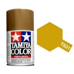 TAMIYA TS21 GOLD SPRAY PAINT FOR PLASTICS
