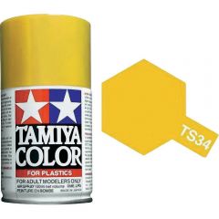 TAMIYA TS34 CAMEL YELLOW SPRAY PAINT FOR PLASTICS