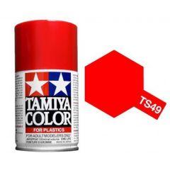 TAMIYA TS49 BRIGHT RED SPRAY PAINT FOR PLASTICS