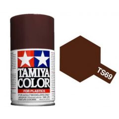 TAMIYA TS 69 LINOLEUM DECK BROWN SPRAY PAINT FOR PLASTICS