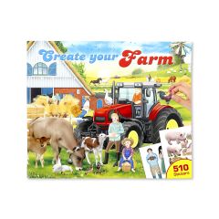 TOP MODEL CREATE YOUR FARM STICKER BOOK WITH 510 STICKERS
