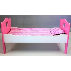 SALLY FAY WOODEN DOLL BED