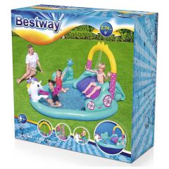 BESTWAY PLAY CENTRE - MAGICAL UNICORN CARRIAGE