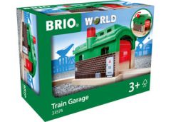 BRIO WOODEN RAILWAY TRAIN GARAGE