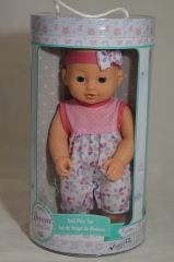 DREAM COLLECTION 12" DOLL PLAY SET WITH EXTRA OUTFIT