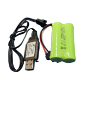 LI-ION 7.4V 500MAH BATTERY & USB CHARGER