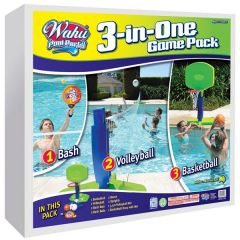 WAHU POOL PARTY 3 IN 1 GAME PACK