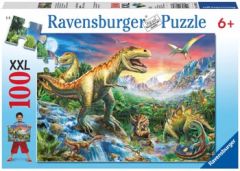RAVENSBURGER 100PC XXL JIGSAW PUZZLE TIME OF THE DINOSAURS