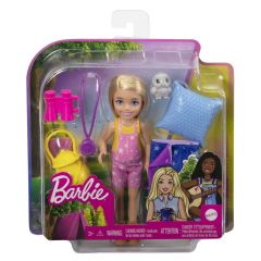 BARBIE CHELSEA DOLL AND CAMPING ACCESSORIES
