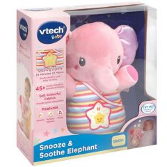 VTECH SNOOZE & SOOTHE ELEPHANT PINK