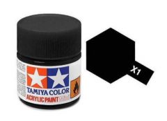 TAMIYA ACRYLIC X 1 BLACK GLOSS