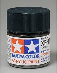TAMIYA ACRYLIC XF 17 SEA BLUE FLAT