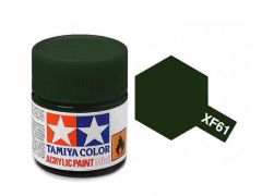 TAMIYA ACRYLIC XF 61 DARK GREEN FLAT