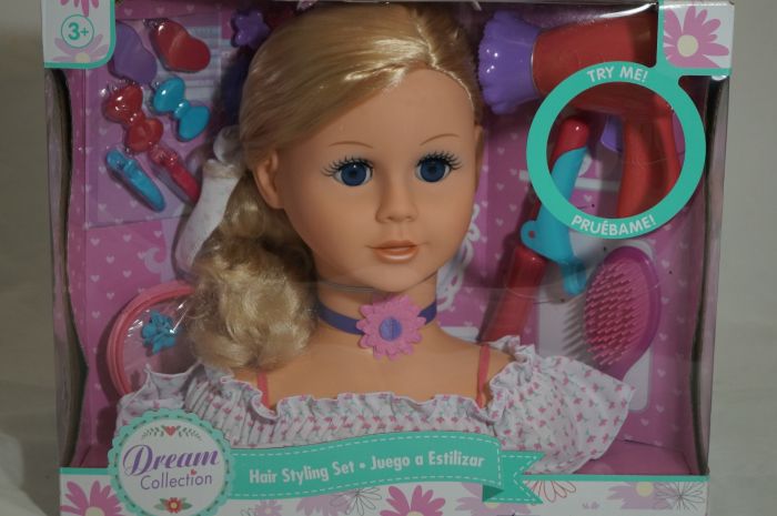  Dream Collection: Hair Styling Set - Doll Head Hair