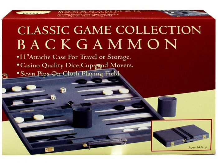 Classic board game backgammon